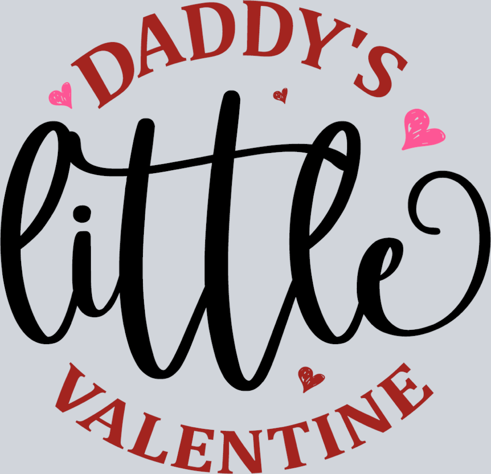 Daddys Little Valentine - STK01594 (DTF Transfers)