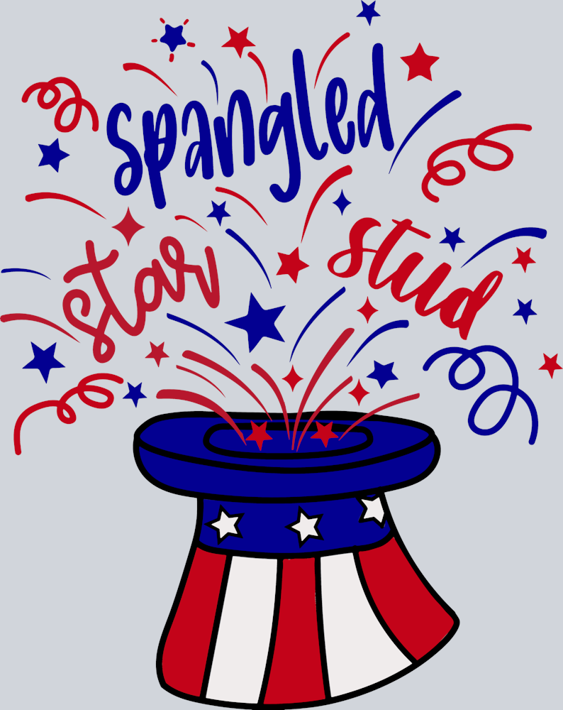 Star Spangled Stud - STK05792 (DTF Transfers)