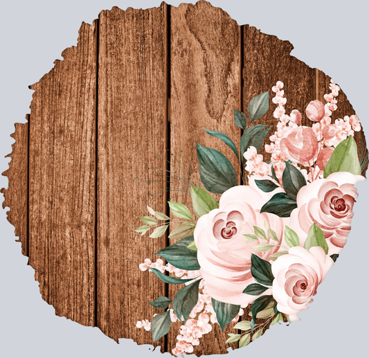 Wood Circle 4 - STK06501 (DTF Transfers)