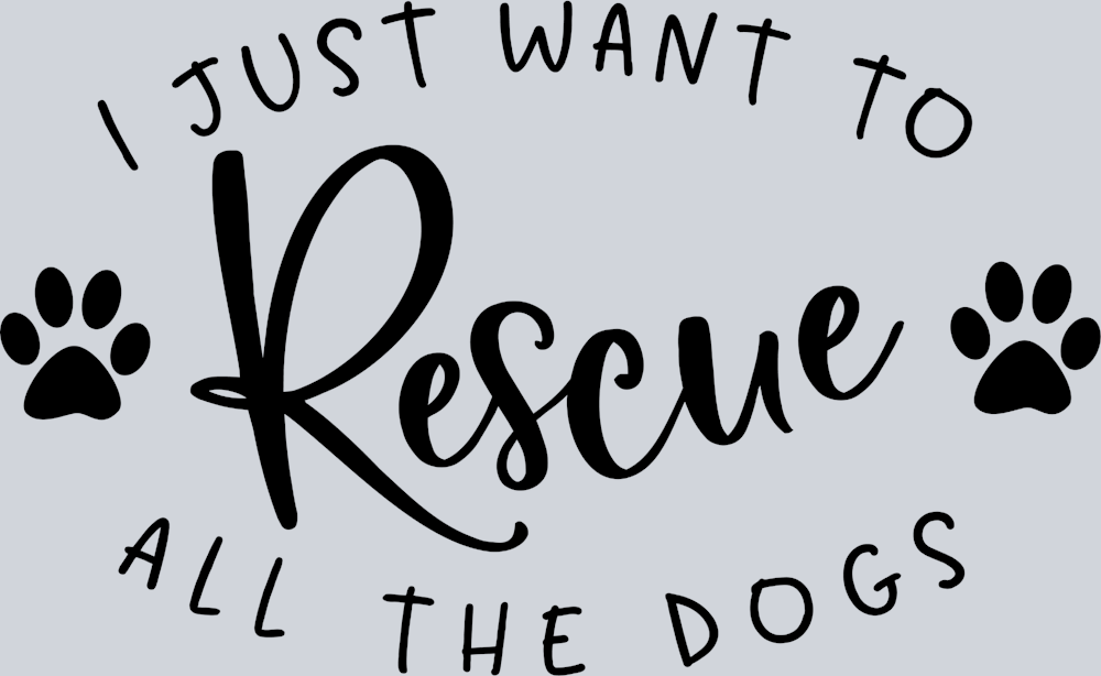 Pets Rescue All The Dogs Paws - STK04887 (DTF Transfers)