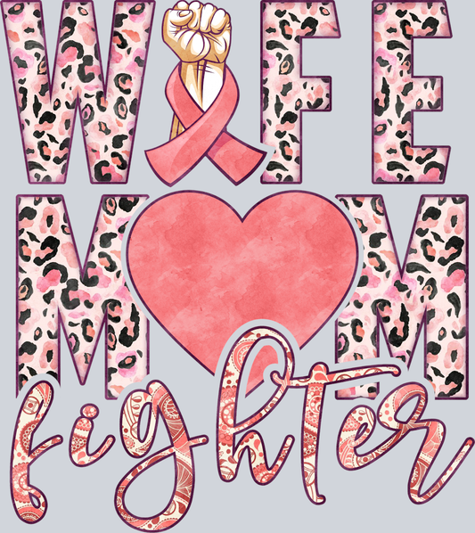 Wife Mom Fighter BCA 2 - STK06889 (DTF Transfers)