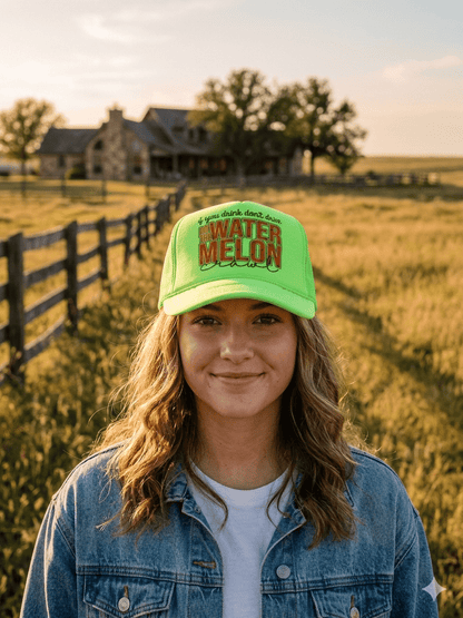 Watermelon Crawl Trucker Hat