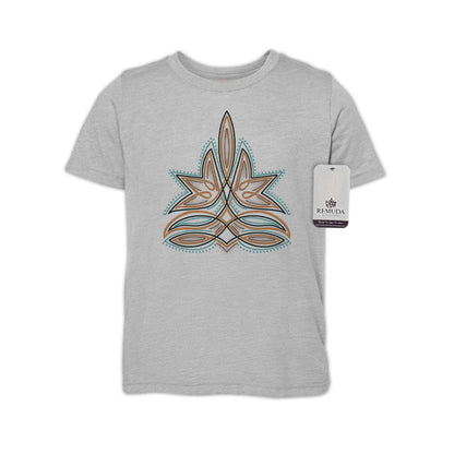 Western Boot Stitch - Youth Western Kids Tee T-Shirt