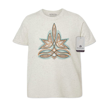 Western Boot Stitch - Youth Western Kids Tee T-Shirt