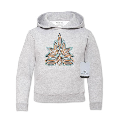 Western Boot Stitch - Youth Kids Western Pullover Hoodie