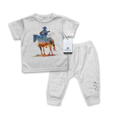 Where The Buffalo Roam - Infant Western 2-Piece Sleepwear Pajamas