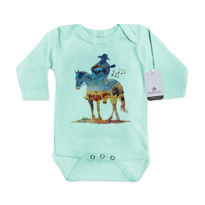 Where The Buffalo Roam - Infant One Piece Western Romper