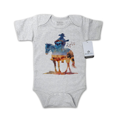 Where The Buffalo Roam - Infant One Piece Western Romper