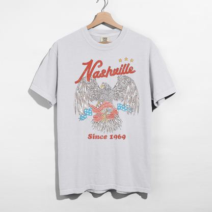 Nashville Graphic Tee – Vintage Eagle Shirt, Country Concert Outfit