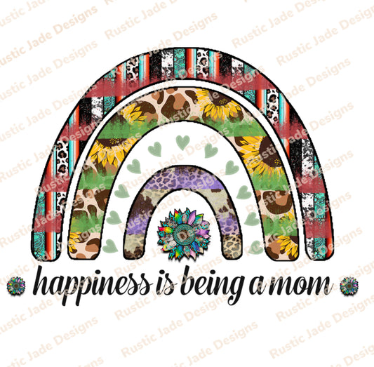 Happiness is being a mom sublimation transfer Paper